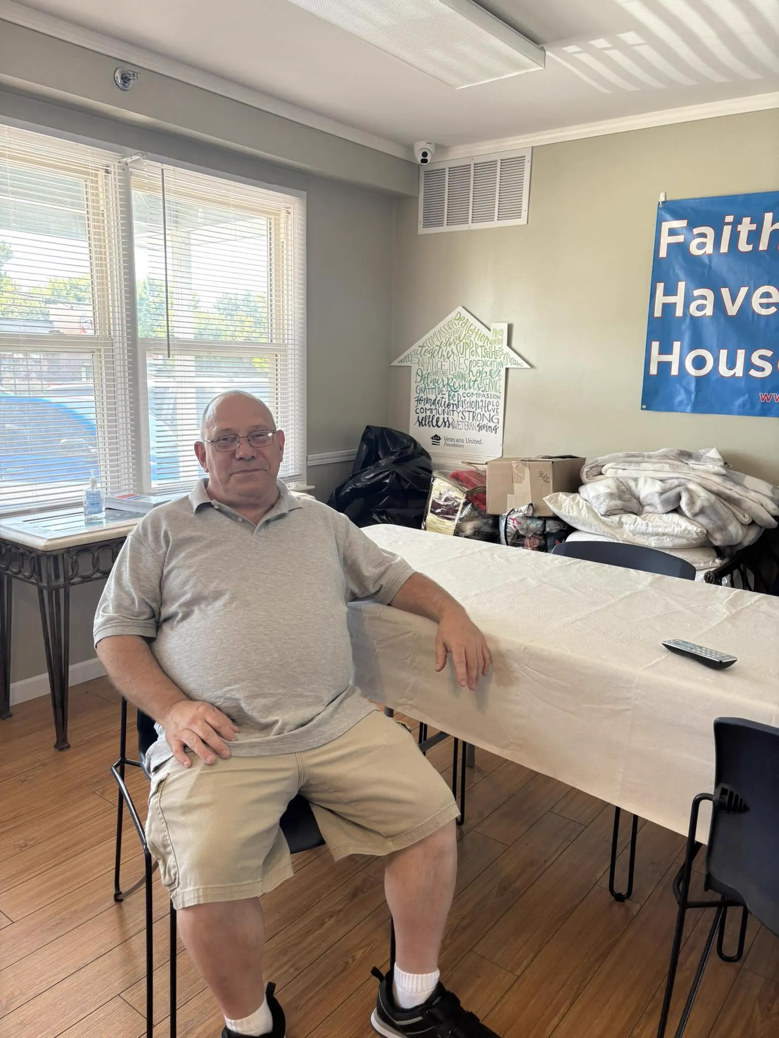 Eric Goddard, Faith Haven House graduate